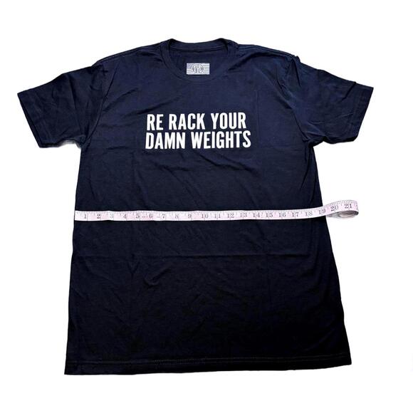 TYC Re Rack Your Damn Weights T-Shirt - Fitness Funny Tee Men’s Size‎ Large - Picture 3 of 5
